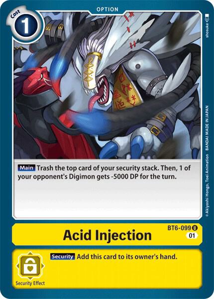 Acid Injection BT6-099 U (Double Diamond) 