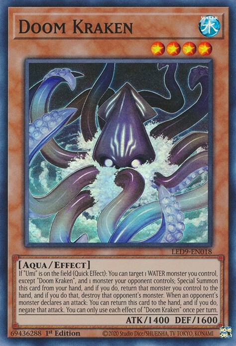 Doom Kraken LED9-EN018 (Legendary Duelists: Duels From the Deep)  - 1st Edition