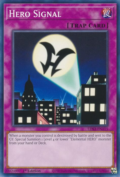 Hero Signal LDS3-EN115 (Legendary Duelists: Season 3)  - 1st Edition