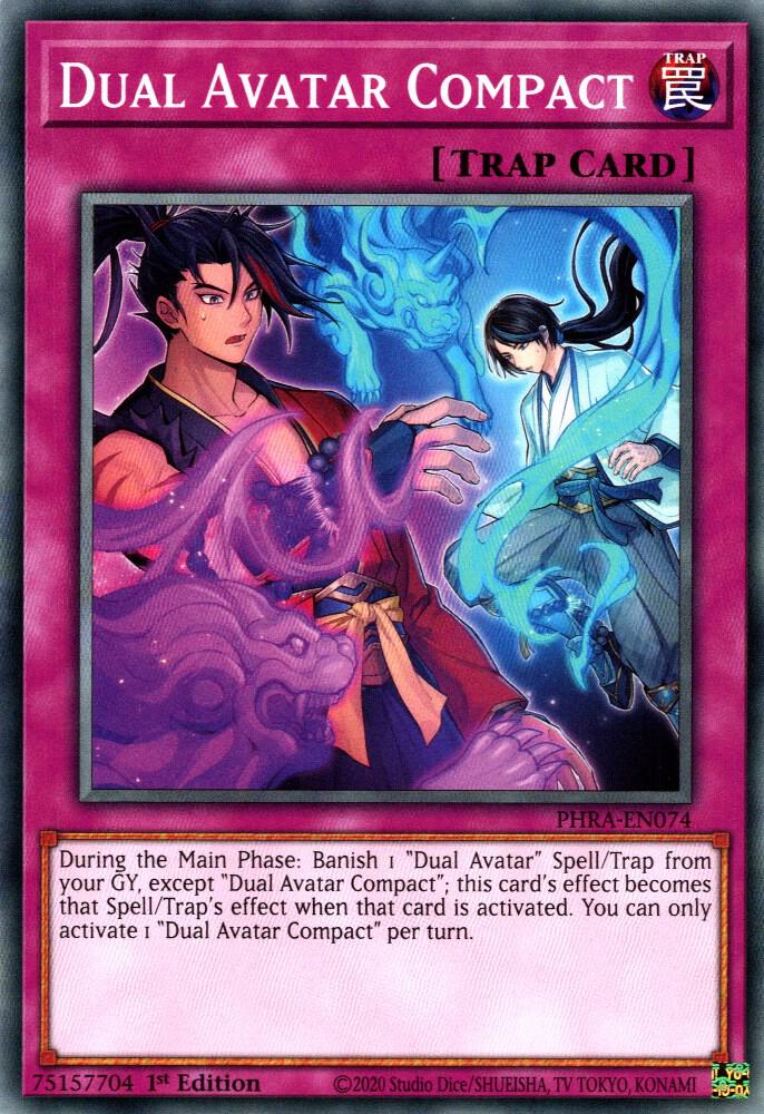 Dual Avatar Compact PHRA-EN074 (Phantom Rage)  - 1st Edition