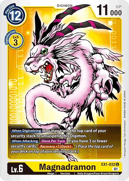 Magnadramon EX1-032 U (Classic Collection) 