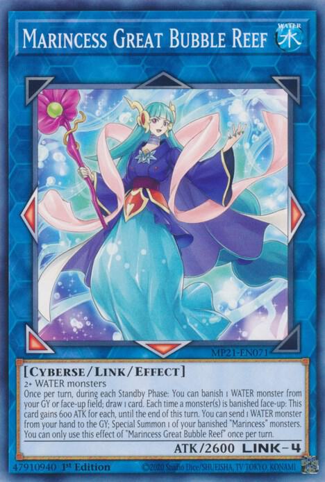 Marincess Great Bubble Reef MP21-EN071 (2021 Tin of Ancient Battles)  - 1st Edition