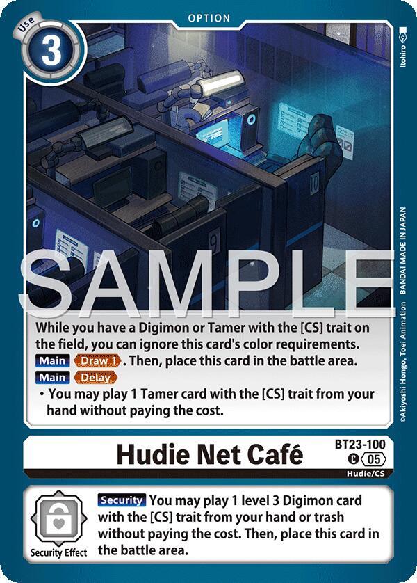 Hudie Net Cafe BT23-100 C (Hackers' Slumber) 