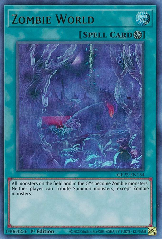 Zombie World GFP2-EN154 (Ghosts From the Past: The 2nd Haunting)  - 1st Edition