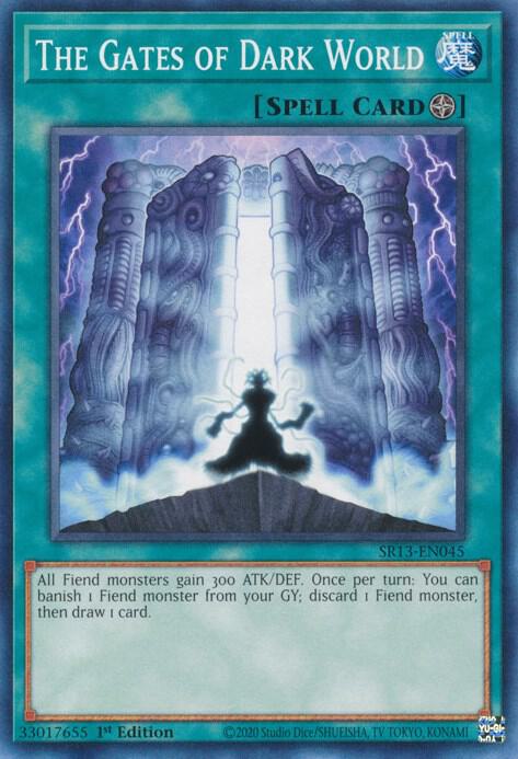 The Gates of Dark World SR13-EN045 (Structure Deck: Dark World)  - 1st Edition