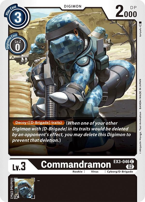 Commandramon EX3-046 C (Draconic Roar) 