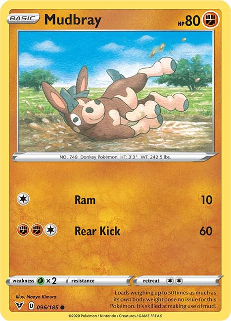 Mudbray 096/185 (SWSH04: Vivid Voltage) 