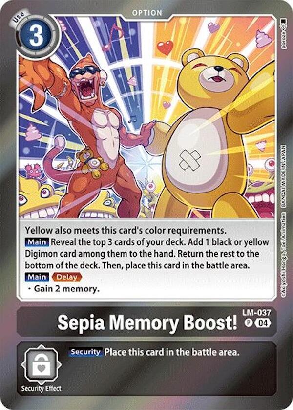 Sepia Memory Boost LM-037 P (Special Limited Set)  - Foil