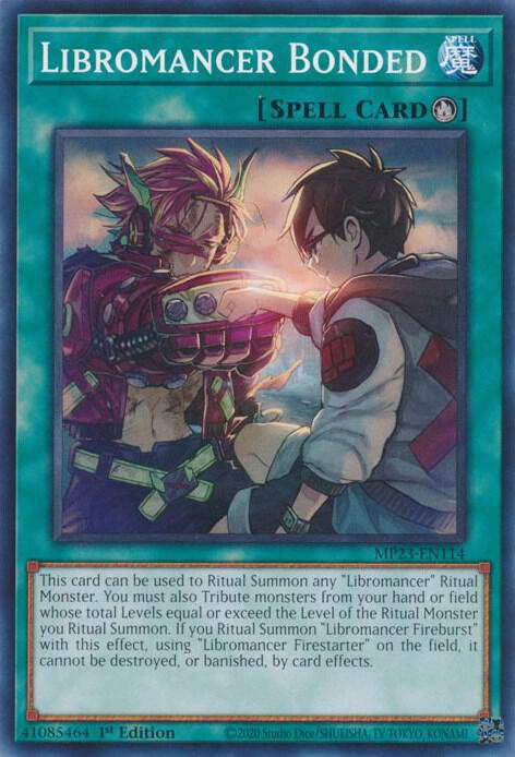 Libromancer Bonded MP23-EN114 (25th Anniversary Tin: Dueling Heroes Mega Pack)  - 1st Edition