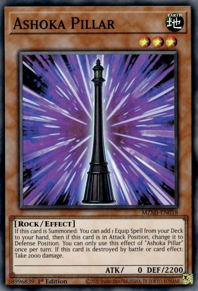 Ashoka Pillar MZMI-EN018 (Maze of Millennia)  - 1st Edition