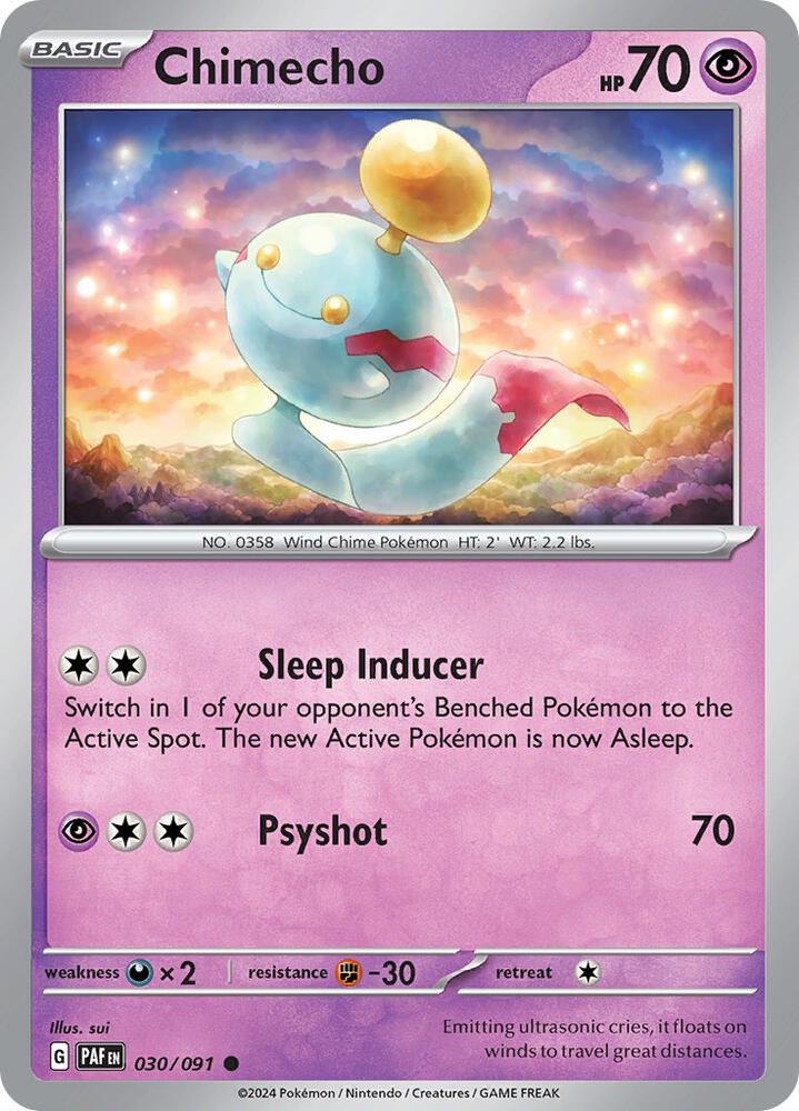 Chimecho 030/091 (SV: Paldean Fates) 