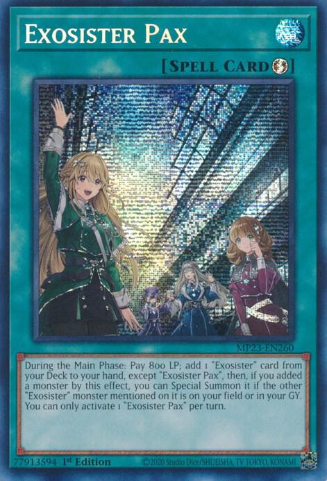Exosister Pax MP23-EN260 (25th Anniversary Tin: Dueling Heroes Mega Pack)  - 1st Edition