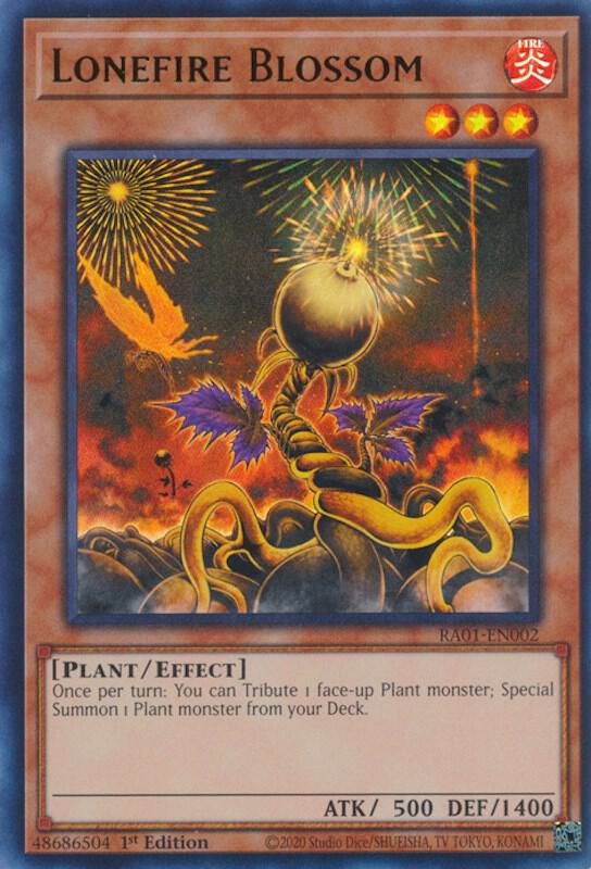 Lonefire Blossom UR RA01-EN002 (25th Anniversary Rarity Collection)  - 1st Edition