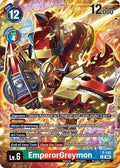 EmperorGreymon BT 21 Illustration Celebration Pack P-185 P (World Convergence)  - Foil