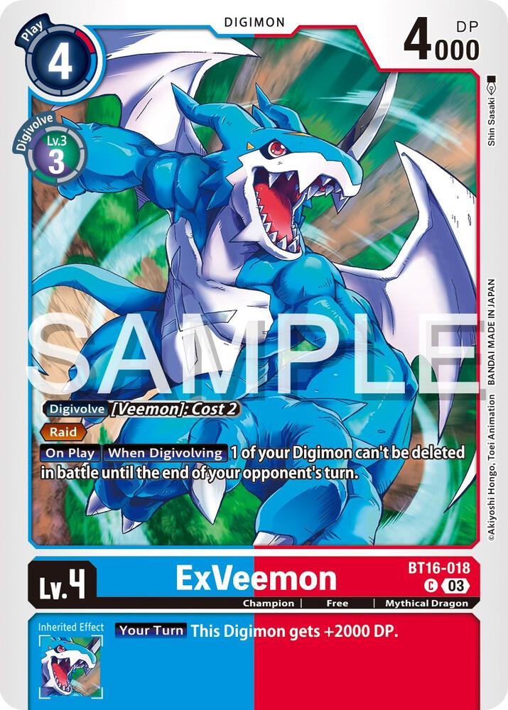 ExVeemon BT16-018 C (Beginning Observer) 