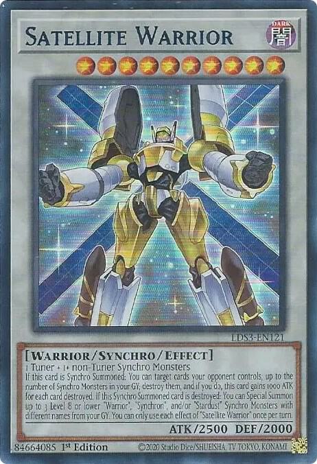Satellite Warrior Blue LDS3-EN121 (Legendary Duelists: Season 3)  - 1st Edition