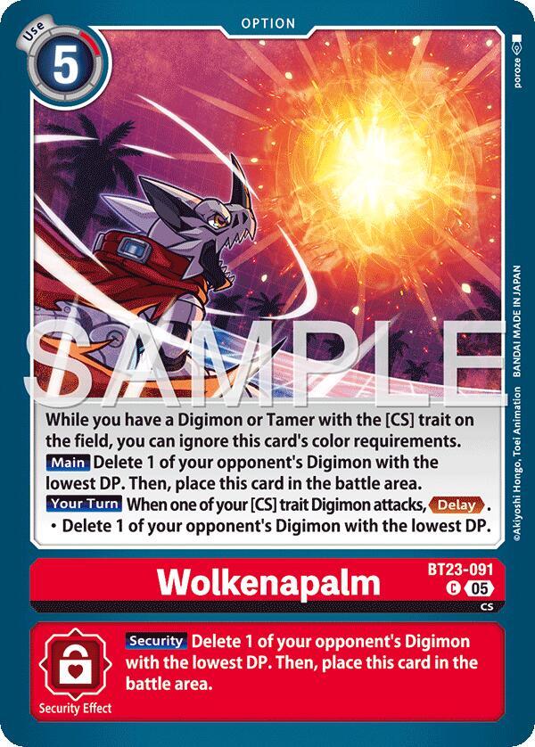 Wolkenapalm BT23-091 C (Hackers' Slumber) 