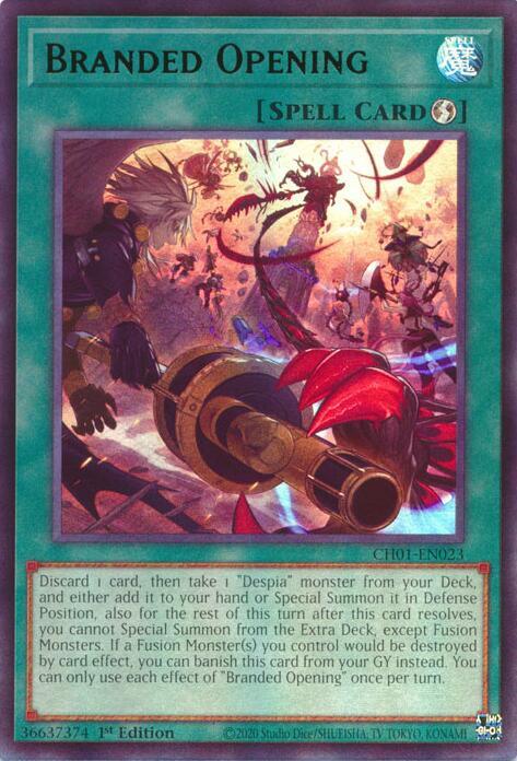 Branded Opening CH01-EN023 (THE CHRONICLES DECK: The Fallen & The Virtuous (All-Foil Edition))  - 1st Edition