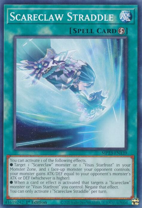 Scareclaw Straddle MP23-EN139 (25th Anniversary Tin: Dueling Heroes Mega Pack)  - 1st Edition