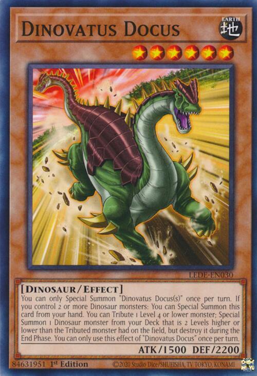Dinovatus Docus LEDE-EN030 (Legacy of Destruction)  - 1st Edition