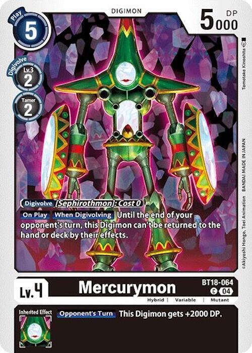 Mercurymon BT18-064 C (Release Special Booster 2.0) 