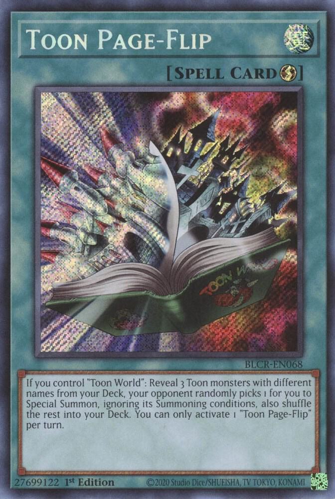 Toon Page-Flip BLCR-EN068 (Battles of Legend: Crystal Revenge)  - 1st Edition