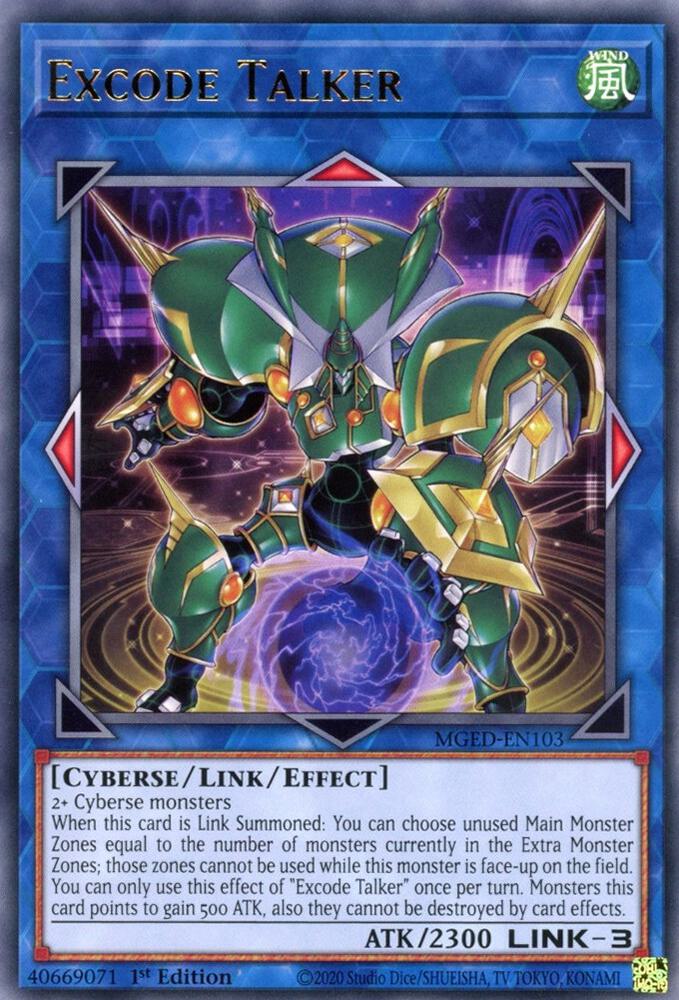 Excode Talker MGED-EN103 (Maximum Gold: El Dorado)  - 1st Edition