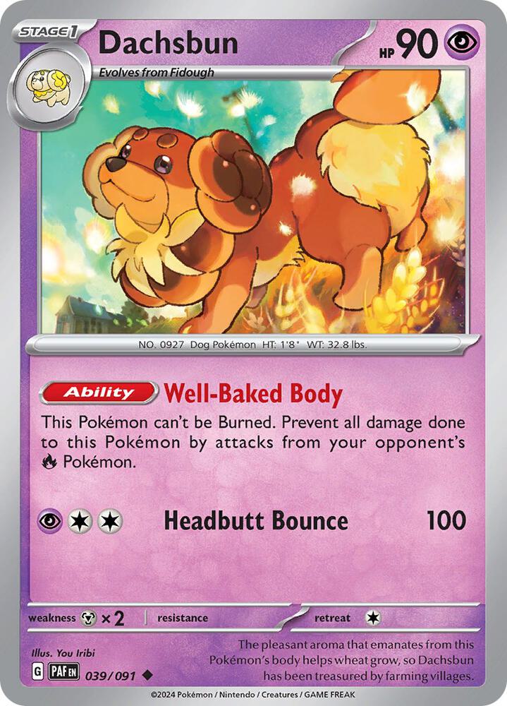 Dachsbun 039/091 (SV: Paldean Fates) 