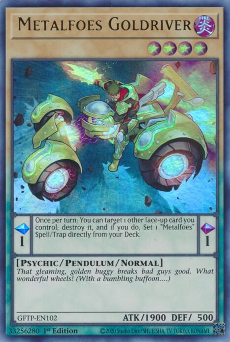 Metalfoes Goldriver GFTP-EN102 (Ghosts From the Past)  - 1st Edition