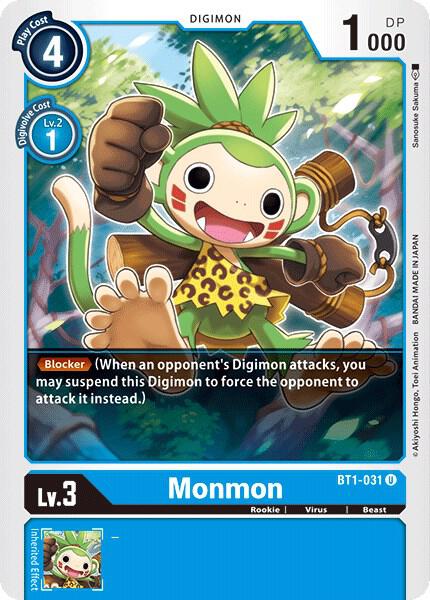Monmon BT1-031 U (Release Special Booster 1.0) 