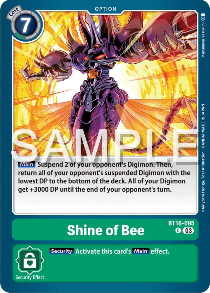 Shine of Bee BT16-095 C (Beginning Observer) 