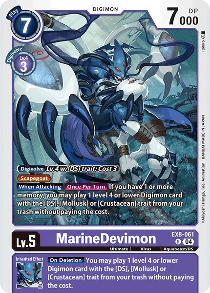 MarineDevimon EX8-061 U (Chain of Liberation) 