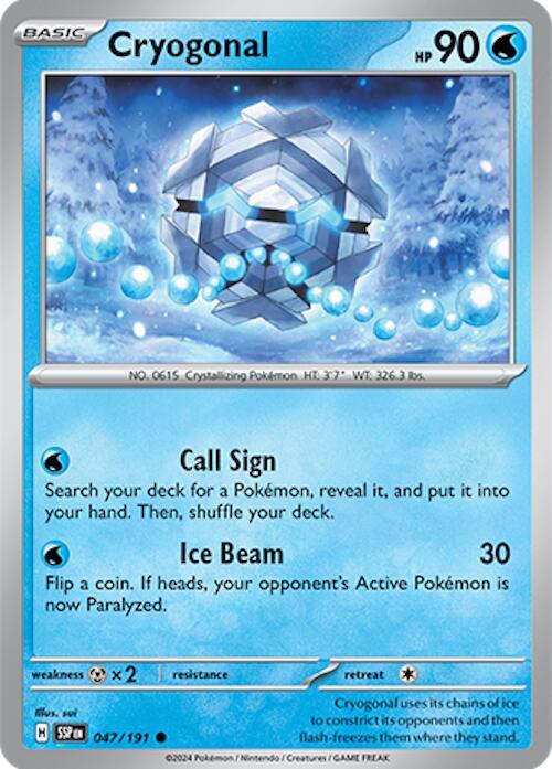 Cryogonal 047/191 (SV08: Surging Sparks) 