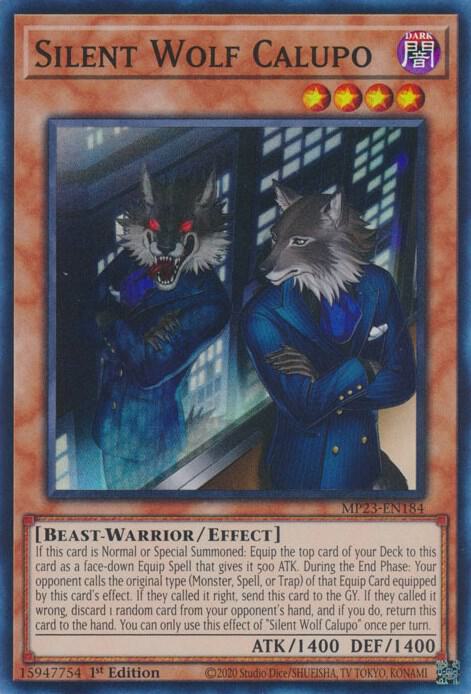 Silent Wolf Calupo MP23-EN184 (25th Anniversary Tin: Dueling Heroes Mega Pack)  - 1st Edition