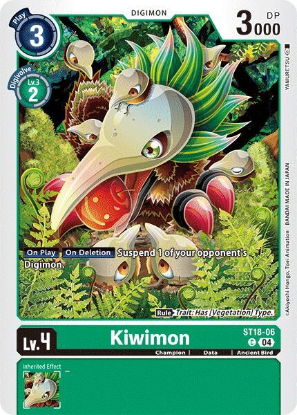 Kiwimon ST18-06 C (Starter Deck 18: Guardian Vortex) 