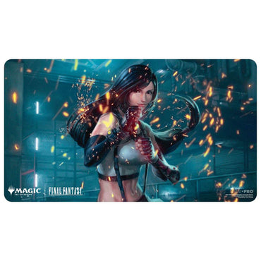 Ultra Pro: MTG - FINAL FANTASY Black Stitched Playmat I Tifa