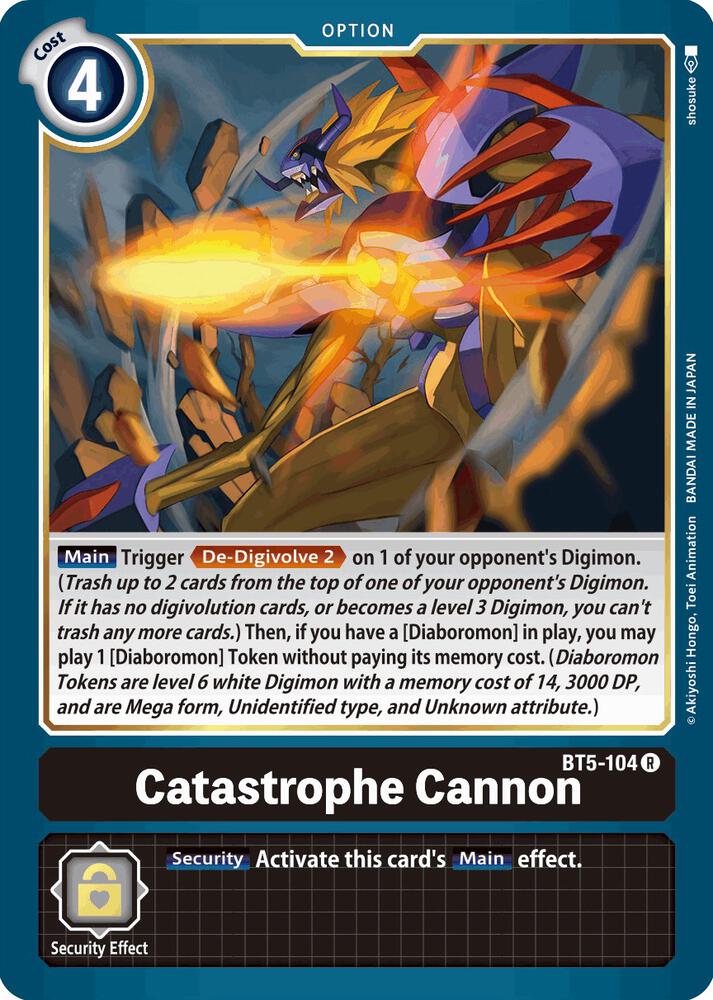 Catastrophe Cannon BT5-104 R (Battle of Omni) 