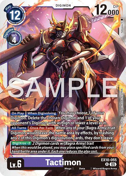 Tactimon EX10-055 R (Sinister Order)  - Foil