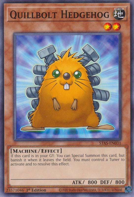 Quillbolt Hedgehog STAS-EN031 (2-Player Starter Set)  - 1st Edition