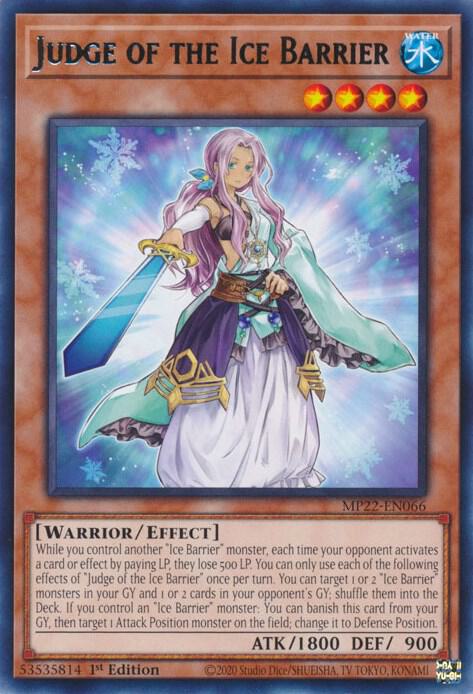 Judge of the Ice Barrier MP22-EN066 (2022 Tin of the Pharaoh's Gods)  - 1st Edition