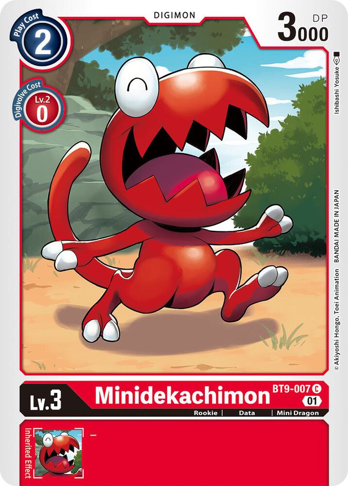 Minidekachimon BT9-007 C (X Record) 