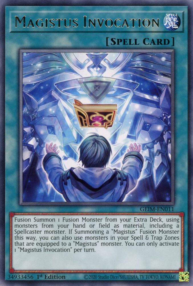 Magistus Invocation GEIM-EN011 (Genesis Impact)  - 1st Edition