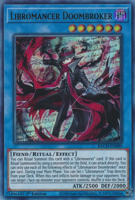 Libromancer Doombroker BACH-EN089 (Battle of Chaos)  - 1st Edition