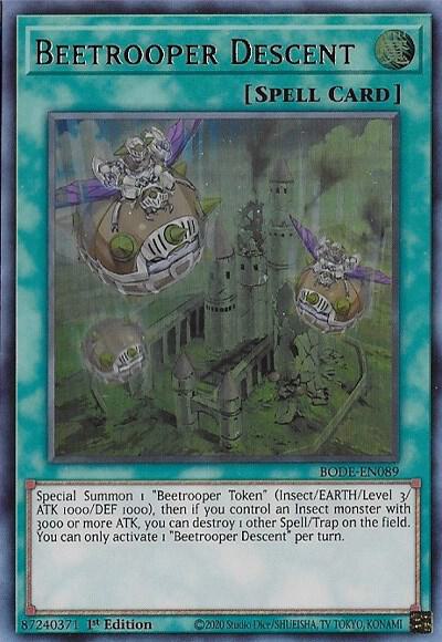 Beetrooper Descent BODE-EN089 (Burst of Destiny)  - 1st Edition