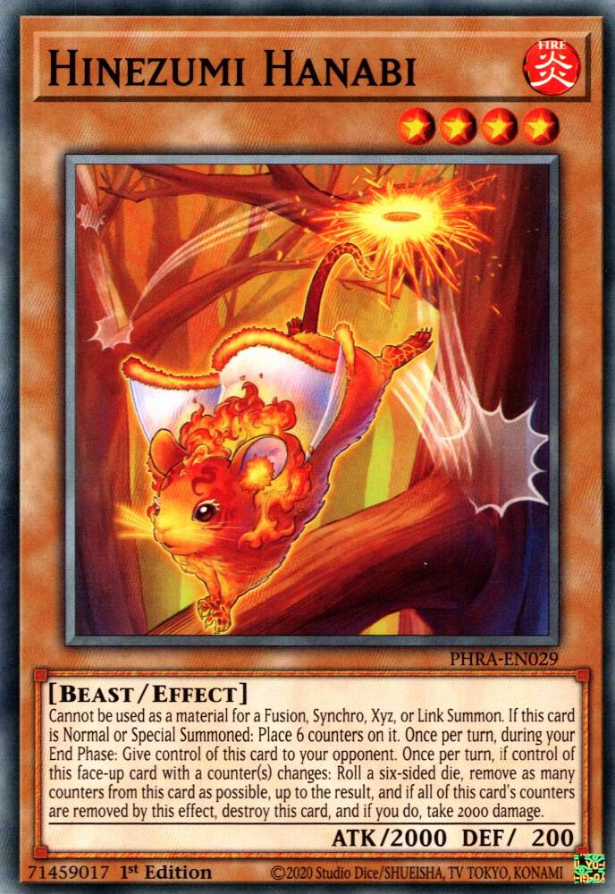 Hinezumi Hanabi PHRA-EN029 (Phantom Rage)  - 1st Edition