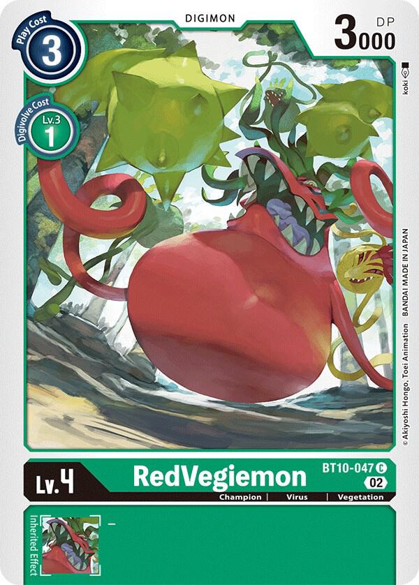 RedVegiemon BT10-047 C (Xros Encounter) 