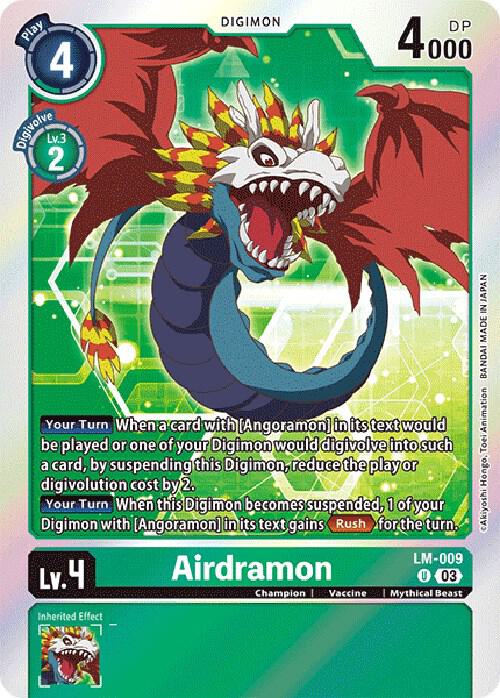 Airdramon English Exclusive LM-009 U (Exceed Apocalypse)  - Foil