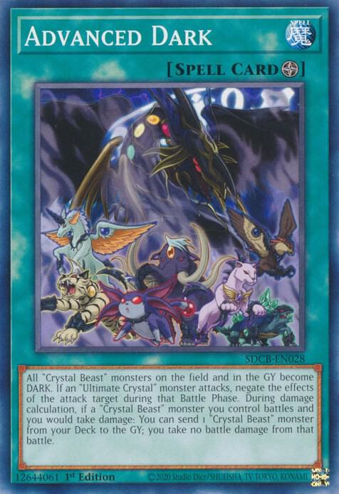 Advanced Dark SDCB-EN028 (Structure Deck: Legend of the Crystal Beasts)  - 1st Edition