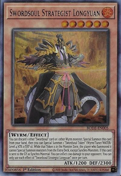Swordsoul Strategist Longyuan BODE-EN005 (Burst of Destiny)  - 1st Edition