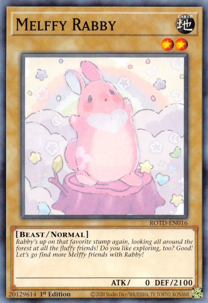 Melffy Rabby ROTD-EN016 (Rise of the Duelist)  - 1st Edition